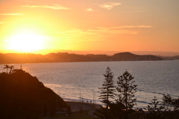istock Sunset over Coolangatta Beach, Gold Coast Australia 856824954