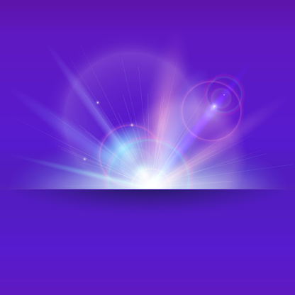 Abstract Space Background With Light Rays And Lens Flare Backdrop Glow ...