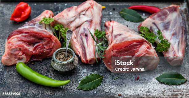 Fresh Red Meat Stock Photo - Download Image Now - Beef, Black Color, Bone