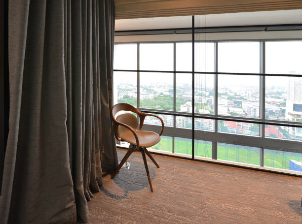 istock Modern chair in modern bedroom in luxury condominium 856838164
