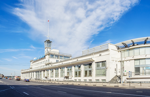 The building of the river station in Nizhny Novgorod