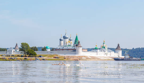 istock View of the Makaryevsky Monastery from the village 856849744