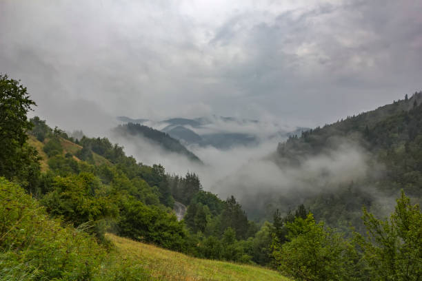 istock vapor over the mountain 856854648