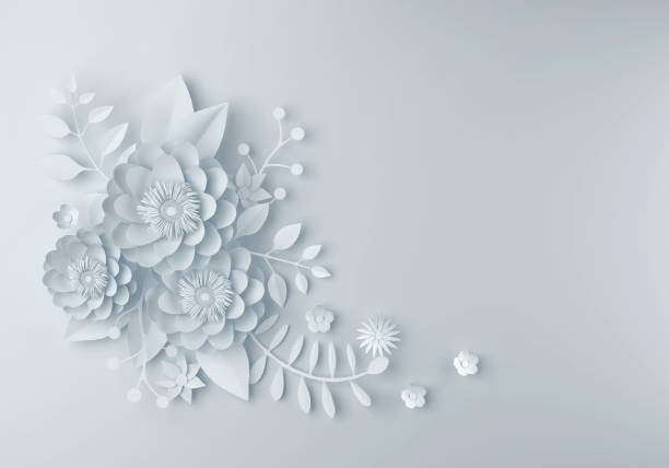 istock white paper flower wallpaper background 856870340