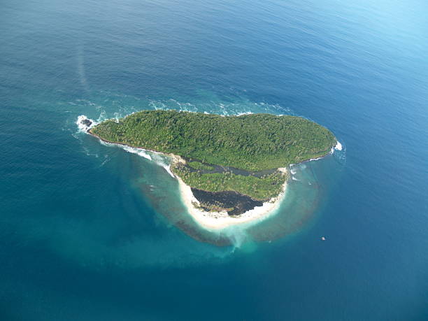 istock Beautiful Island Aerial View. 856877518