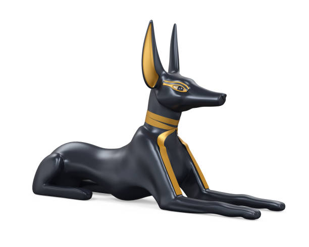 istock Egyptian Anubis Statue Isolated 856884086