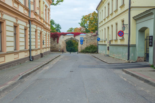 istock Old town, city, castle  and park in Cesis, Latvia. 2017 856893076