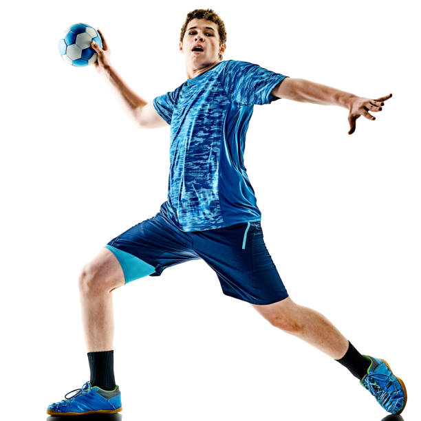 istock handball player teenager boy isolated 856893820