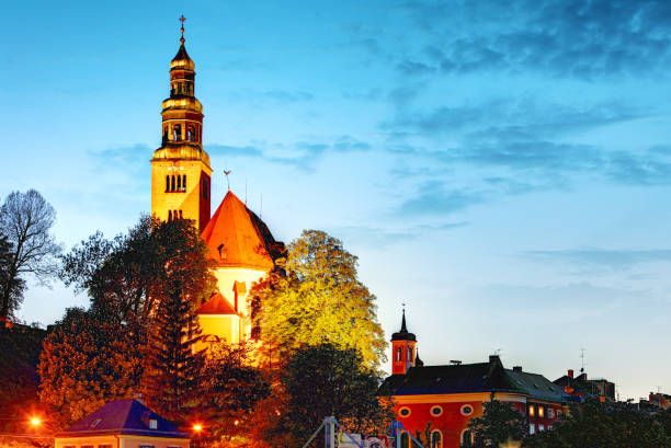 istock Muelln monastery at night, Salzburg, Austria 856898548