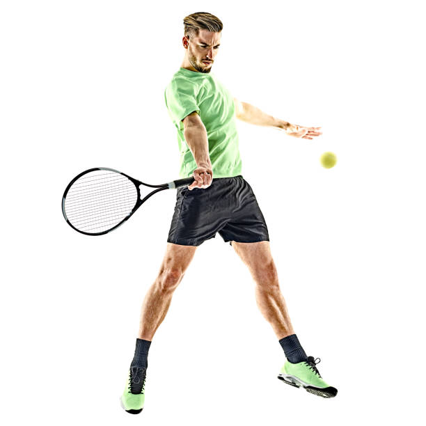 istock tennis player man isolated 856901496
