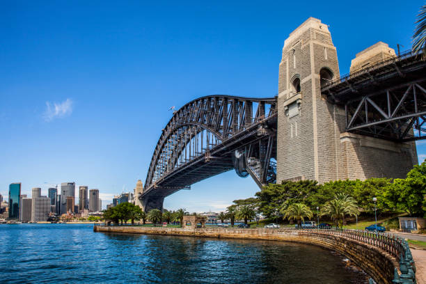 istock Sydney CBD and harbor panoramic view in a beautiful day 856905748