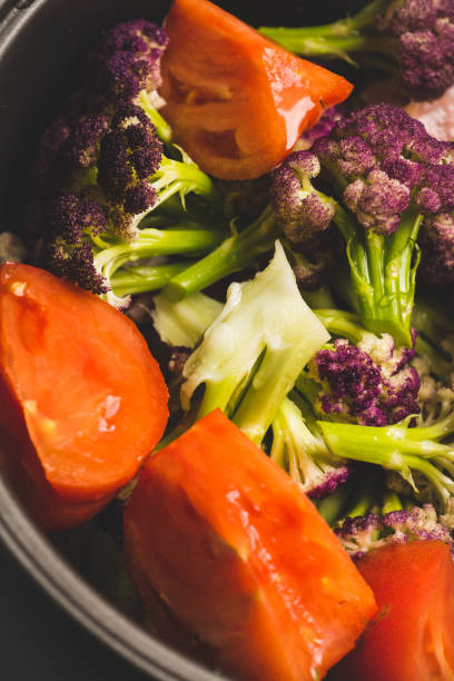istock Vegetables and chicken in bowl ready for stewing 856916158