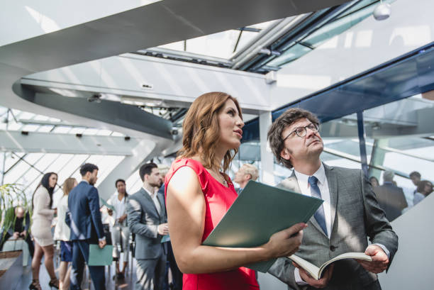istock Business People on a Conference Event 856917008