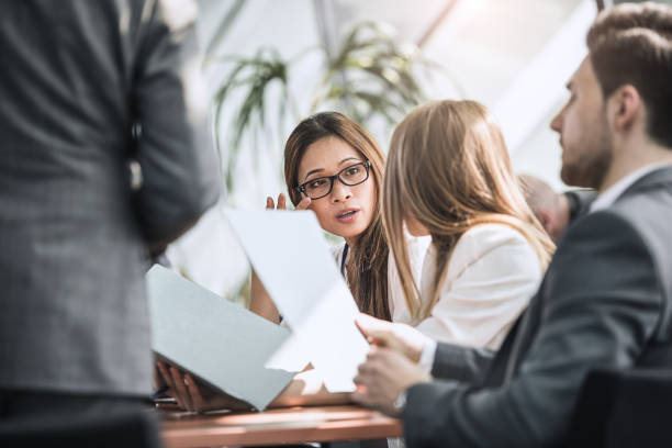 istock Business People on a Conference Event 856917372