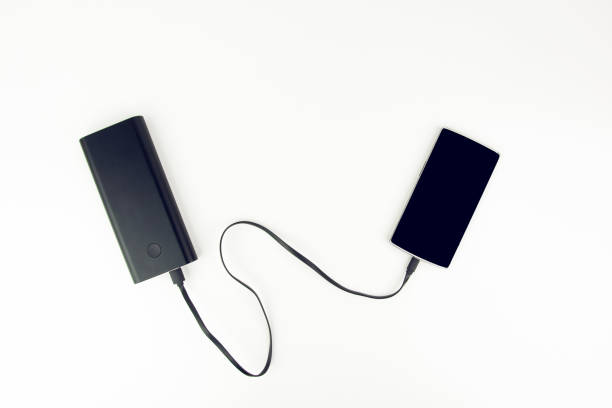 istock Smartphone Connected To Portable Battery Charger 856927564