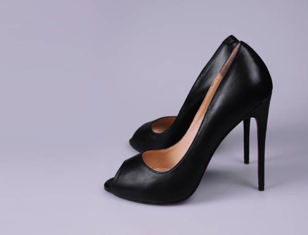 istock Black female shoes 856927658
