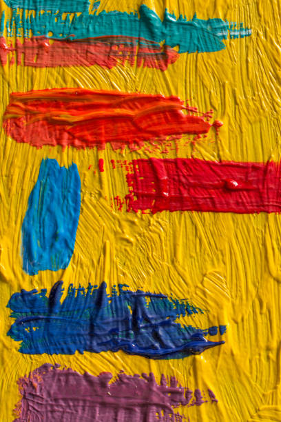 istock Abstract painting poster. Background for a painter exhibition 856931664