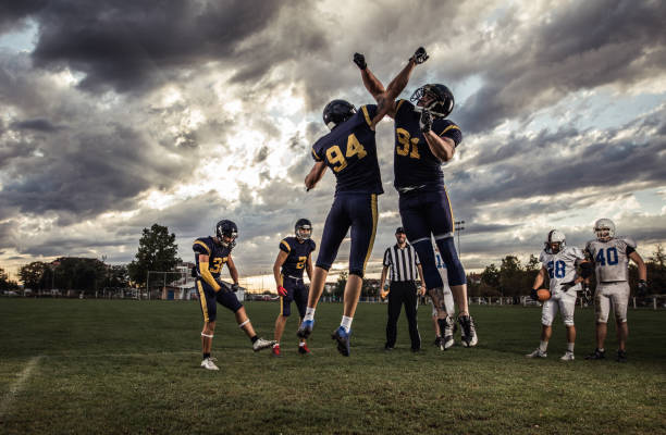 istock Celebrating victory in a jump! 856935780