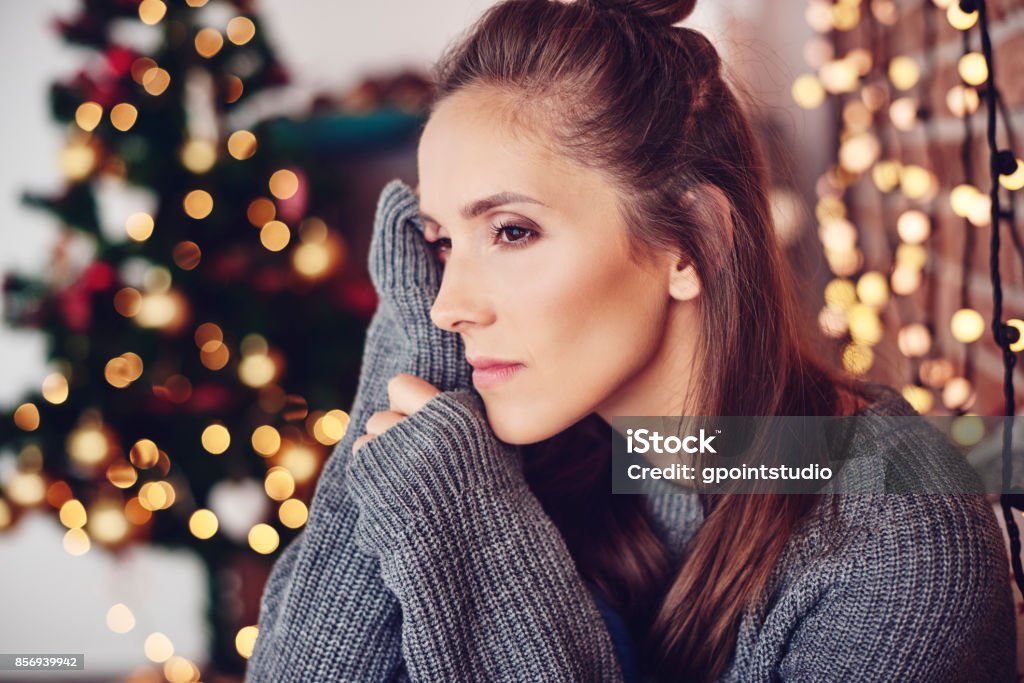 I have to think it out Depression - Sadness Stock Photo