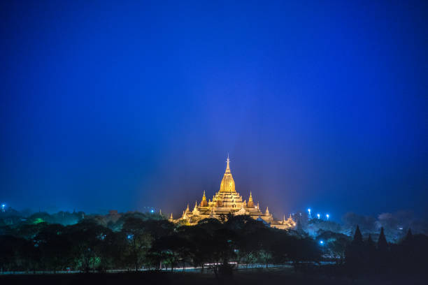 istock a pagoda in ancient city on the twilight time, Myanmar 856948620