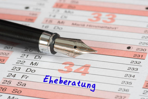 istock A calendar and appointment at a marriage counseling 856956208