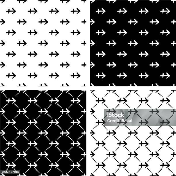 Sg Sign Pattern Zodiac Sign Sagittarius Freehand Seamless Pattern Set Stock ...