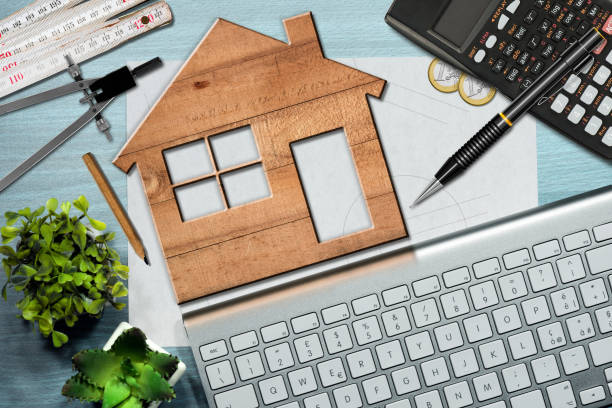 istock Construction Industry Concept - Wooden House Model 856957002