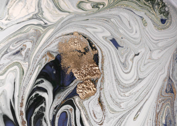 istock Marble abstract background with golden powder. Nature texture. 856961450