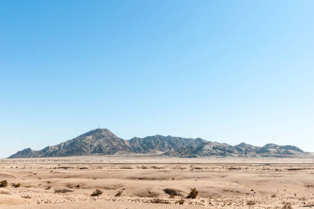 The Rossing Mountain as seen from the B2-road between Swakopmund and Arandis in the Namib Desert of Namibia