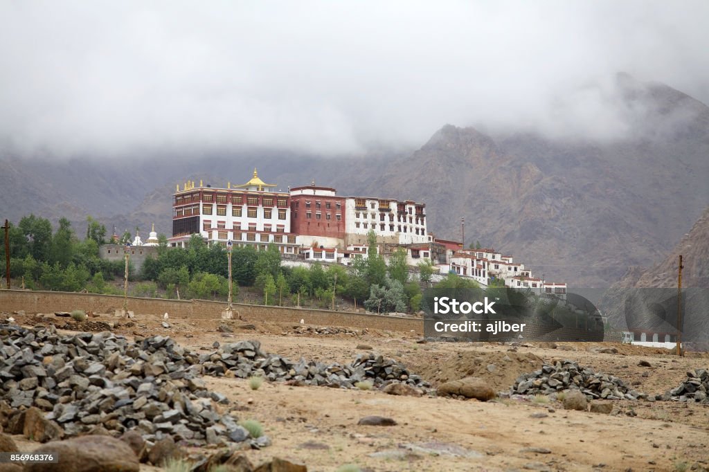 Phyang Monastery, Ladakh, India Phyang Monastery in Ladakh, India. It is a Buddhist monastery established in the year 1515 Ancient Stock Photo
