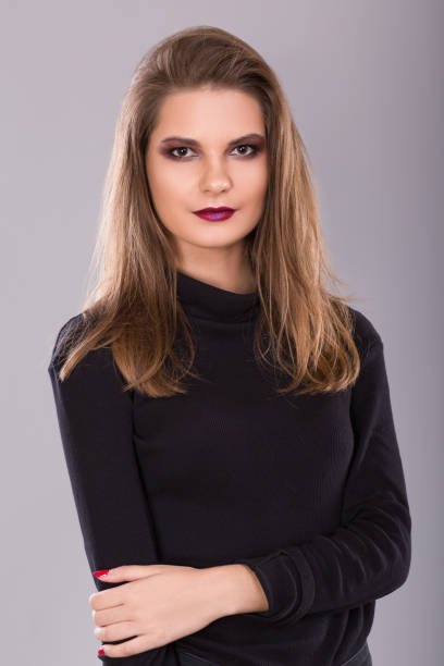 istock beautiful model with bright make-up and clean skin 856992994