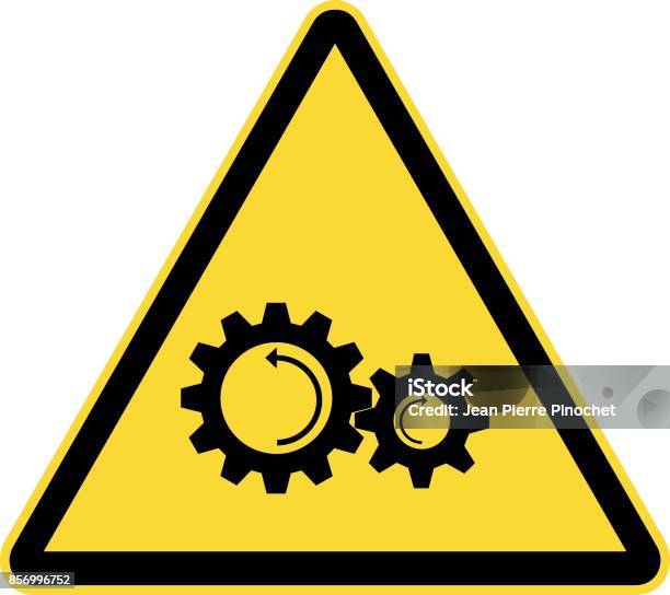 Rotating Triangular Display Sign Rotating Triangle Symbol