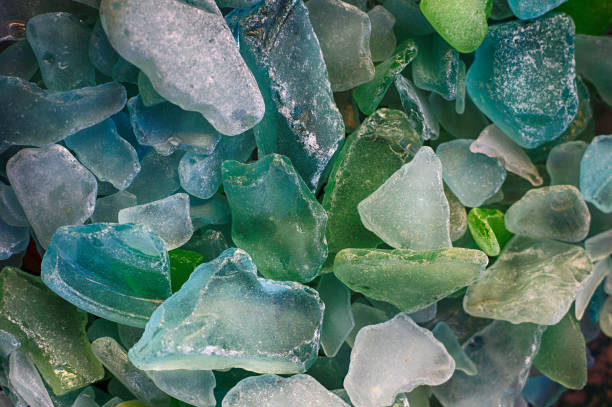 Light Blue and Green Sea Glass