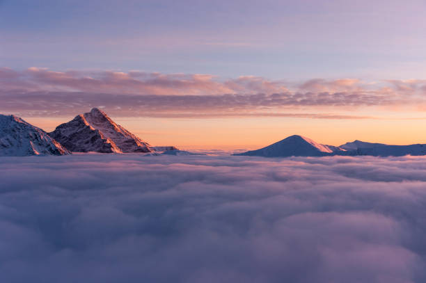 istock Krivan in the setting sun during the inversion. Tatra Mountains. 857009818