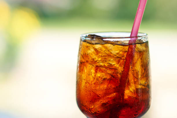 istock A glass of cola served with ice cubes 857014644