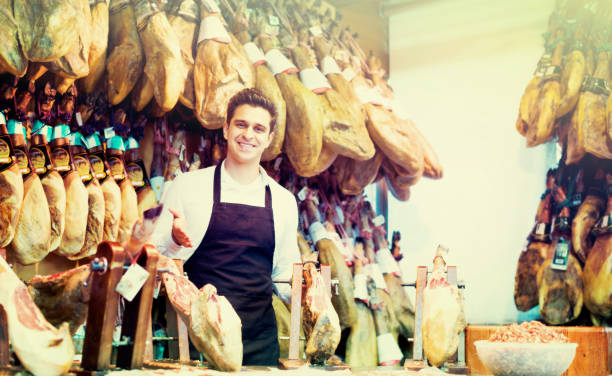 istock Seller in delicatessen section 857015840