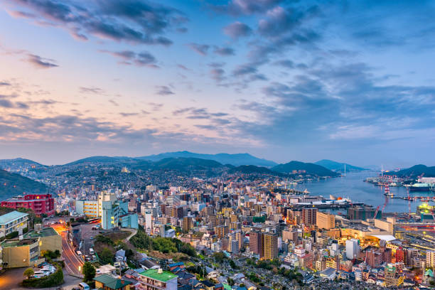 istock Nagasaki, Japan Cityscape 857015846