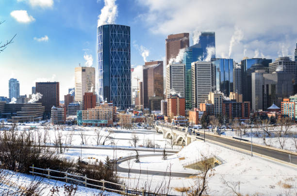 istock Calgary Skyline on a Sunny Winter Morning 857025802