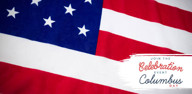 istock Composite image of title for columbus day event 857035268