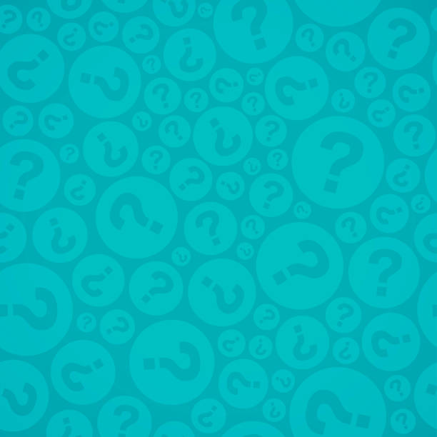 Seamless Question Mark Background Seamless question mark background. blue background illustrations stock illustrations