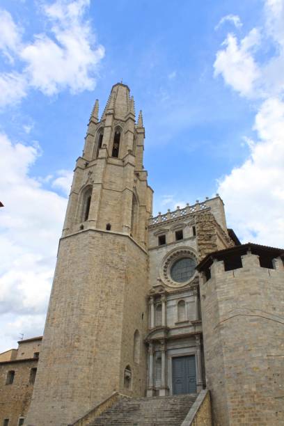 istock Catholic Cathedral of Gerona in a sunny day, Spain 857064328