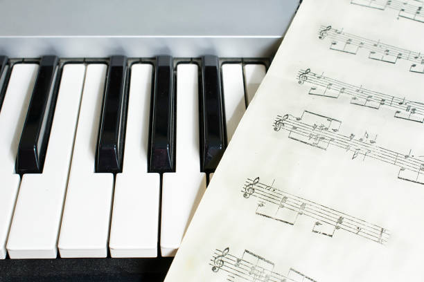 istock Organ and sheet music. 857064610