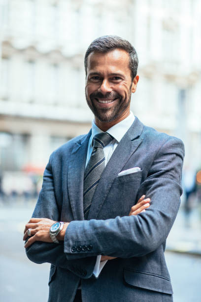 istock Successful businessman in full suit 857066832