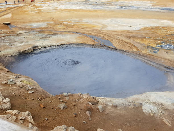 istock Boiling mud at Hverir in Iceland 857068984