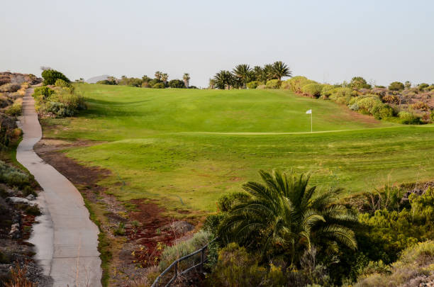 istock Golf Green Grass Fiel 857075818