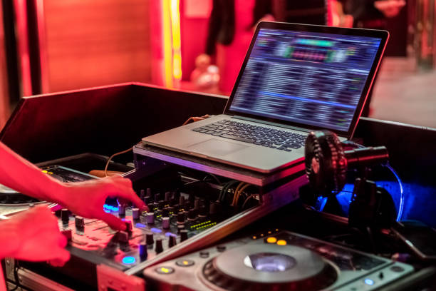 istock Disc Jockey in party 857075892