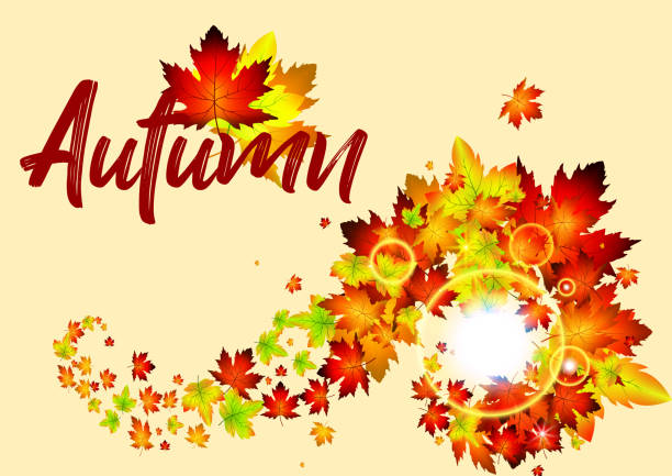 istock A whirlwind or a stream of realistic maple autumn leaves 857094940