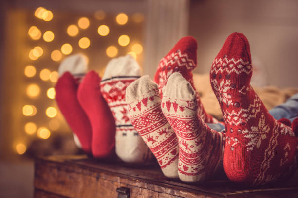 istock family in wool socks 857098020