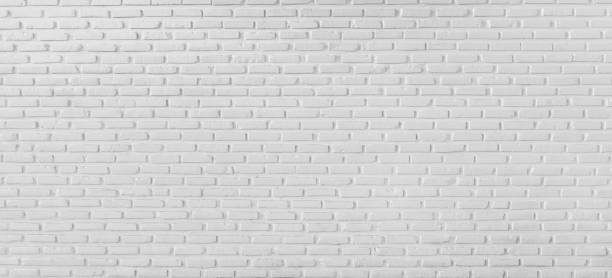 istock Pattern of white brick wall for background and textured, White wall background 857098816
