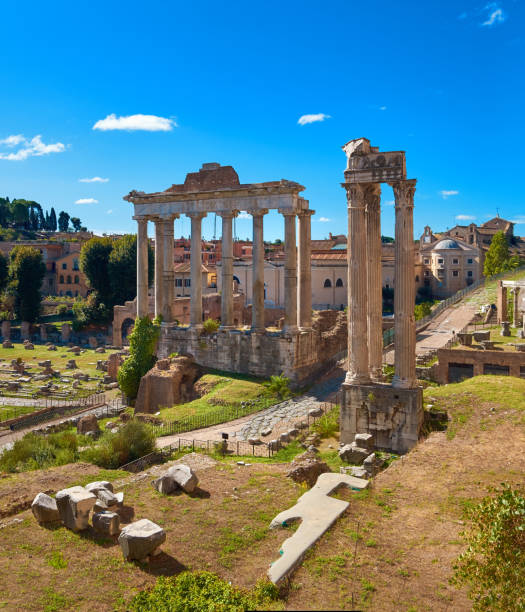 istock Panoramic image of Roman Forum in Rome, Italy 857102984